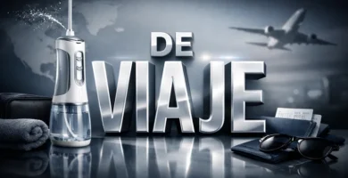 irrigador dental de viaje