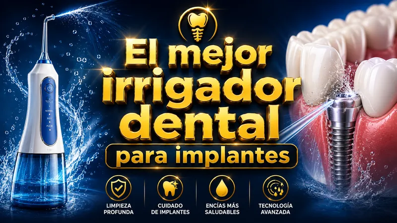 El mejor irrigador bucal para implantes dentales