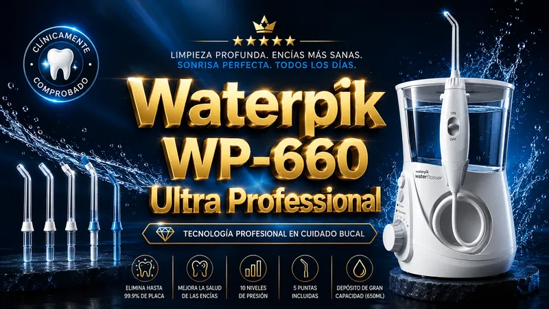 Irrigador dental y bucal Waterpik WP 660EU Ultra Profesional Water Flosser