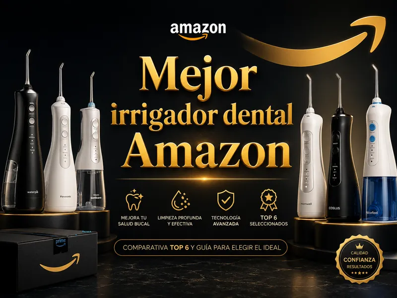Comparativa de irrigadores dentales disponibles en Amazon