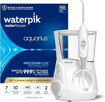 Waterpik irrigador dental bucal Aquarius Ultra Professional WP-660 blanco