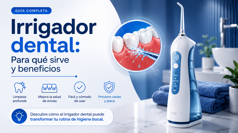 irrigador bucal para que sirve