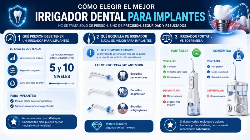 mejores irrigadores orales para implantes dentales
