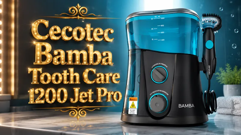 Reseña Cecotec irrigador bucal Bamba Tooth Care 1200 Jet Pro