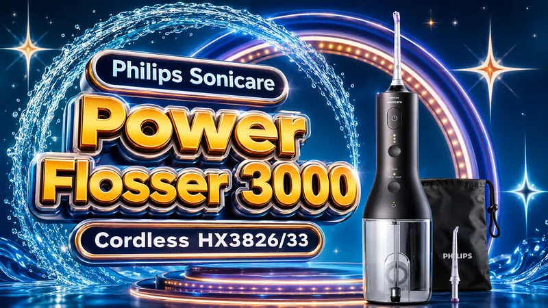 philips sonicare power flosser 3000 hx3826/33 opiniones review